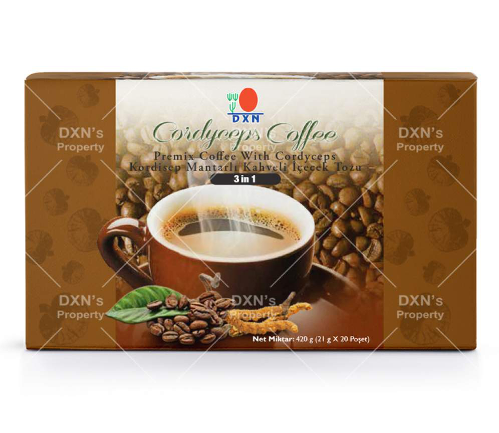 DXN Cordyceps Coffee 3 in 1 قهوة 3 ب 1 كورديسيبس